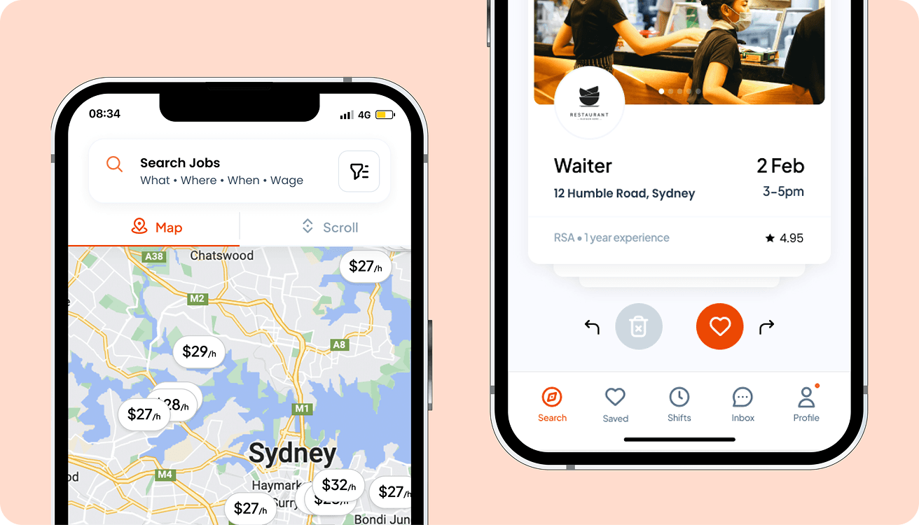 Shifter profile in the Shiftly on-demand marketplace